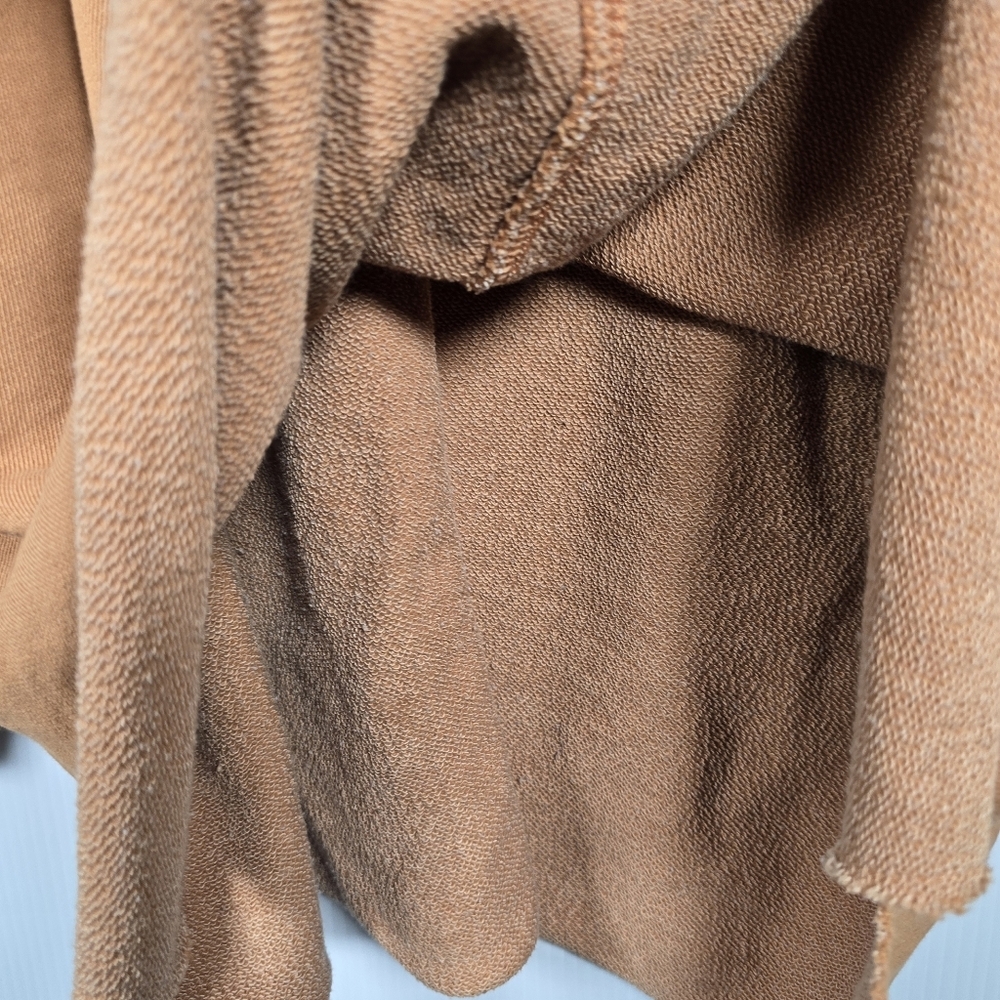 Aerie Down-To-Earth Oversized Sweatshirt In Burnt Orange Size XS Distressed - Picture 8 of 11